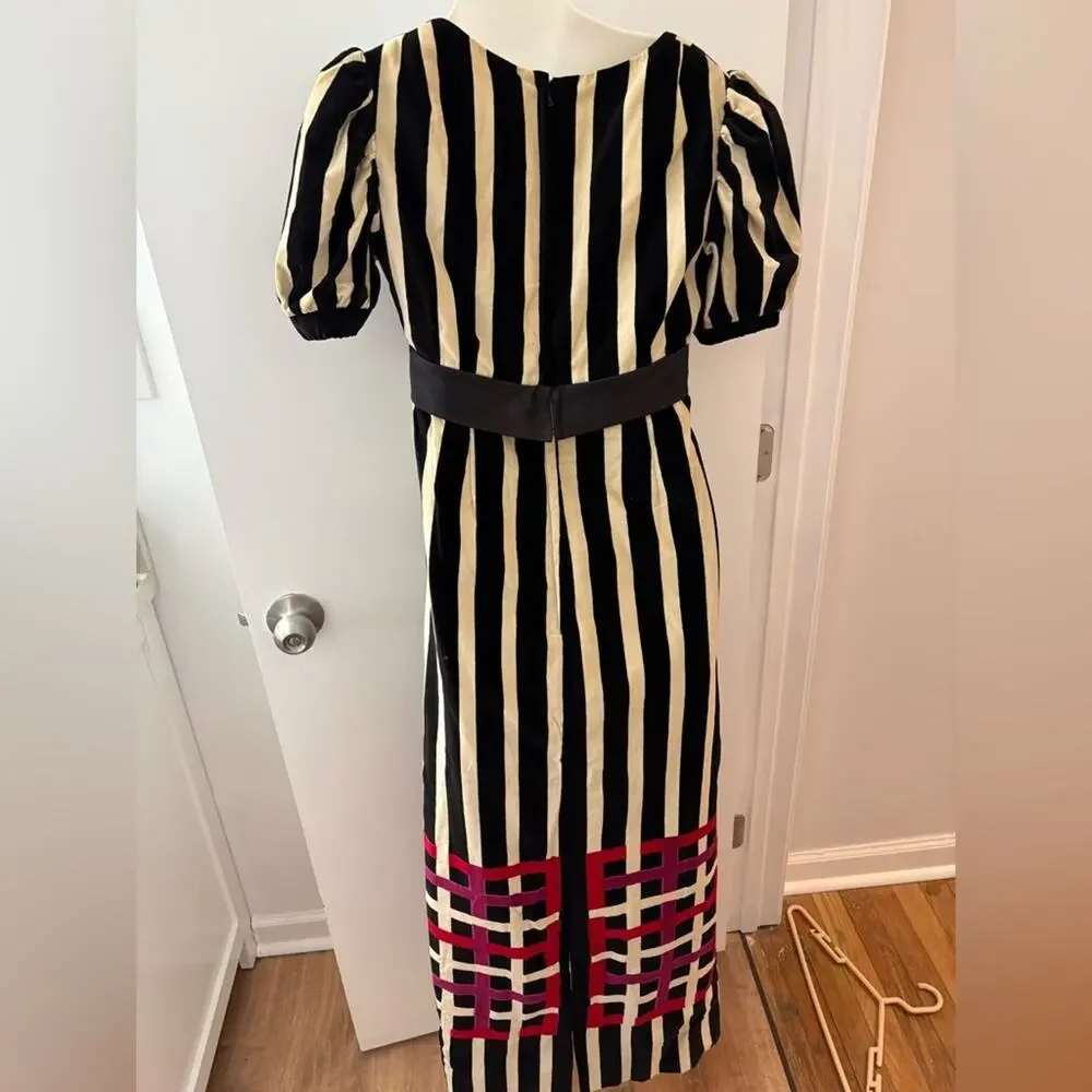 70s regency velvet maxi dress - Picture 3 of 15